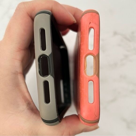 4/$25 Bundle of 2 Speck Presidio Pro Case for iPhone 11 in Grey and Pink - Picture 8 of 12